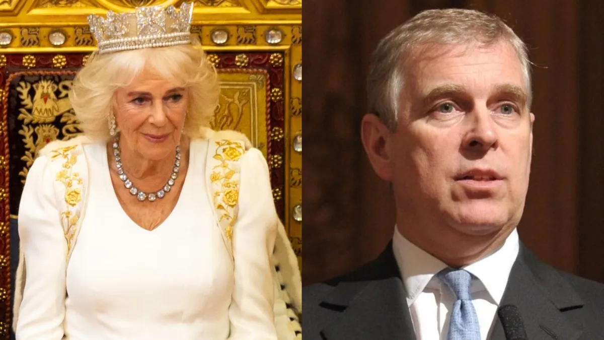 Queen Camilla wants Andrew Mountbatten-Windsor close as King Charles faces fresh royal trouble. (Image Credit: (L) Roger Harris/House of Lords, CC BY 3.0, via Wikimedia Commons, (R) Titanic Belfast, CC BY 2.0, via Wikimedia Commons)