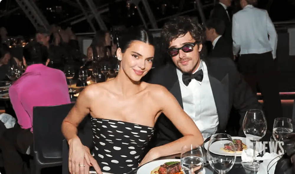 Screenshot of Kendall Jenner and Jacob Elordi