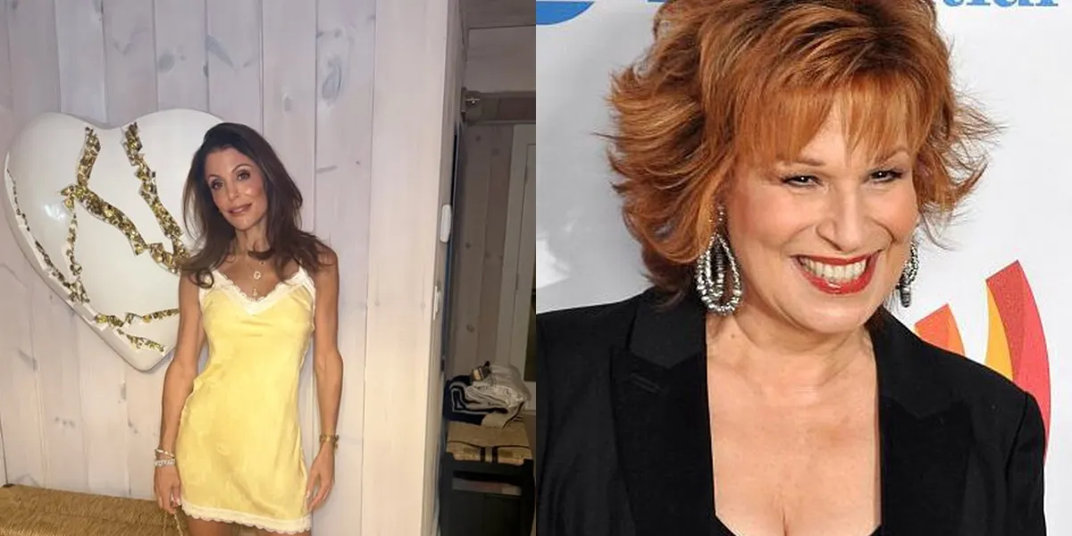 Side-by-side photos of Bethenny Frankel and Joy Behar |